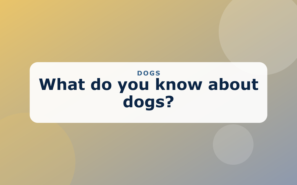 Cartoon dog fetching a ball with a bone and a doghouse